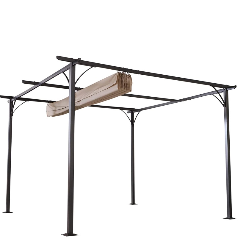 Terugwerkende Pergola met Canopy Outdoor Gazebo